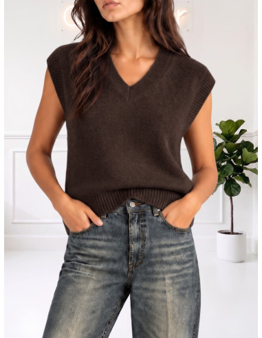 Gilet scollo a VMORO 535310681