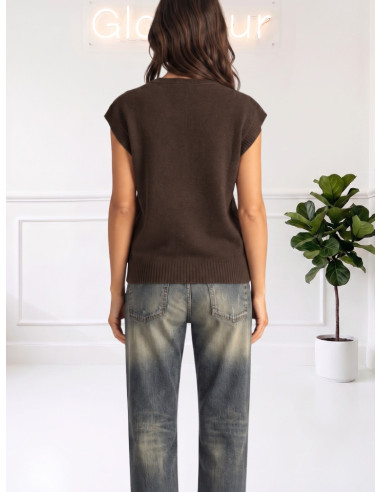 Gilet scollo a VMORO 535310681
