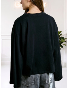 T shirt manica ampia NERO WT26WZEM8976