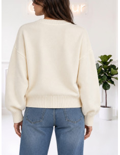 Maglia paricollo LATTE 535310682
