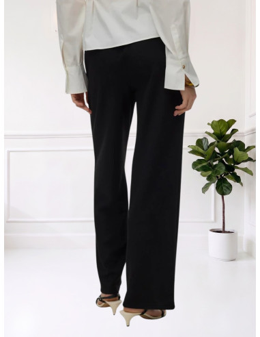Pantalone tuta straight NERO 10348692