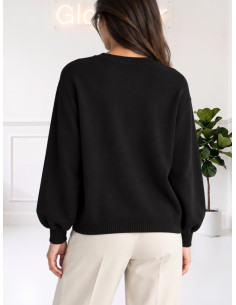 Maglia paricollo basic NERO