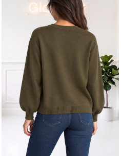 Maglia paricollo basic MILITARE