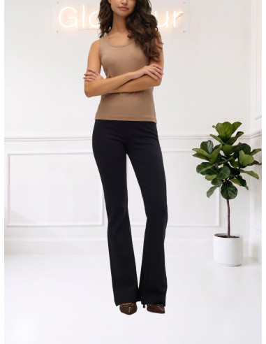 Pantaloni Flared in Maglina Neri Donna | Vero Moda