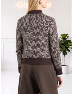 Pullover fantasia geometrica MORO 10314509