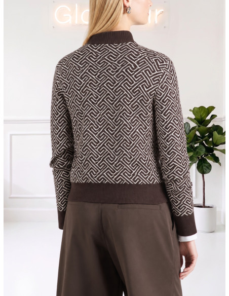 Pullover fantasia geometrica MORO 10314509