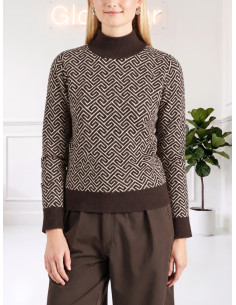 Pullover fantasia geometrica MORO 10314509
