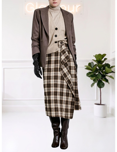 Gonna lunga midi check MORO WG26WZEN8970