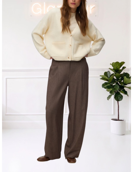 Cardigan Bianco con Tasche e Bottoni | Vero Moda
