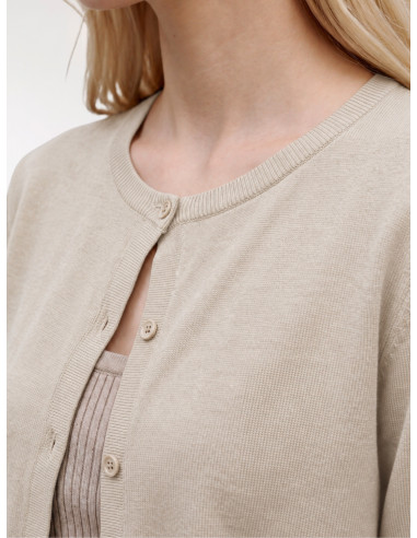 Cardigan Panna Girocollo in Lana Merino | Vero Moda