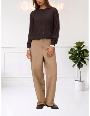 Cardigan Moro Girocollo in Lana Merino | Vero Moda