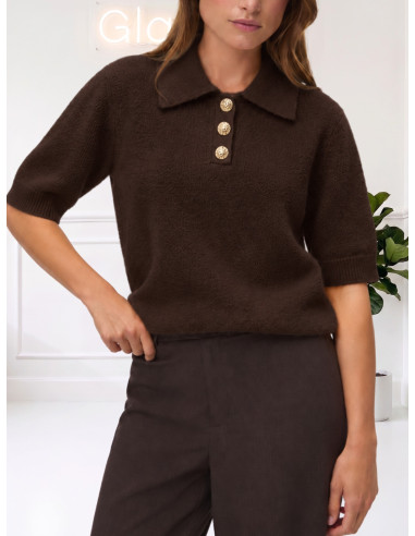 Pullover Moro con Bottoni Gioiello Donna | Vero Moda