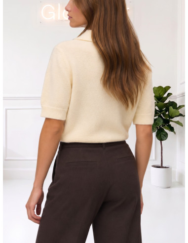 Pullover Panna con Bottoni Gioiello Donna | Vero Moda