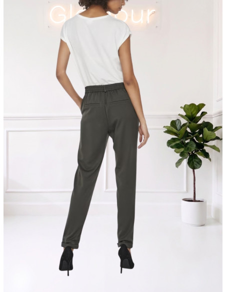Pantalone gamba dritta elastico PEAT 10225280