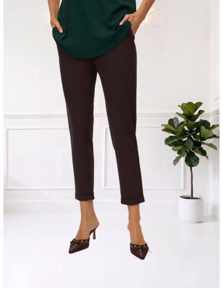 Pantalone gamba dritta elastico CHOCOLATE TORTE 10225280