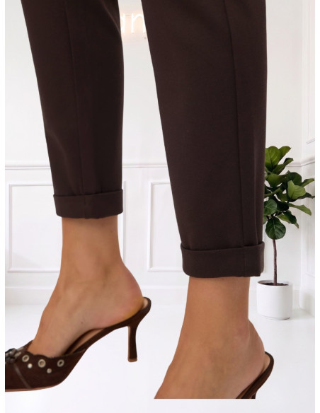 Pantalone gamba dritta elastico CHOCOLATE TORTE 10225280
