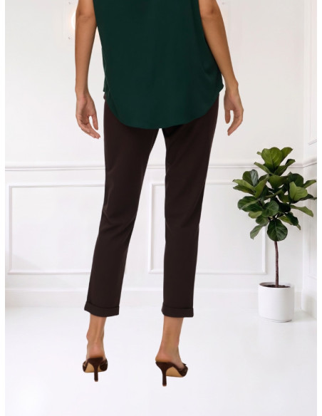 Pantalone gamba dritta elastico CHOCOLATE TORTE 10225280