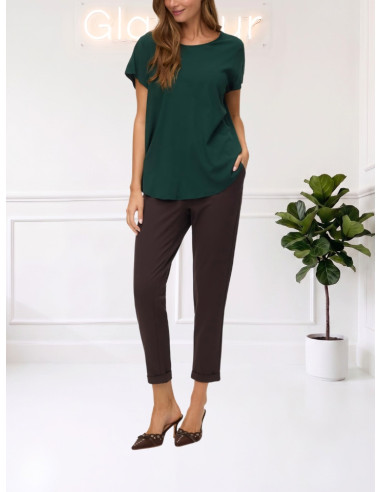 Pantalone gamba dritta elastico CHOCOLATE TORTE 10225280