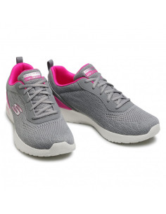 Sneakers Top Prize Grigio e Fucsia - Skechers