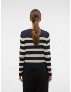 Maglioncino rigato bi color