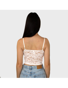 Bralette pizzo macramè