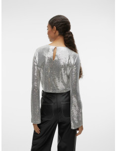 Crop top full paillette VERO MODA