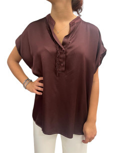 Blusa ampia bottoncini
