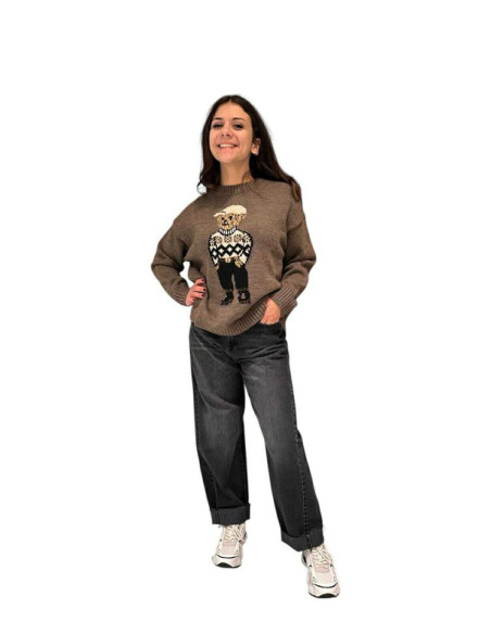 Pantalone denim black egg fit