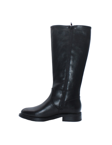 Stivale Cavallerizza Nero con Accessorio a V | Mariella Burani