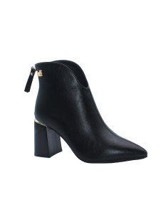 Tronchetto punta scollo V tacco largo