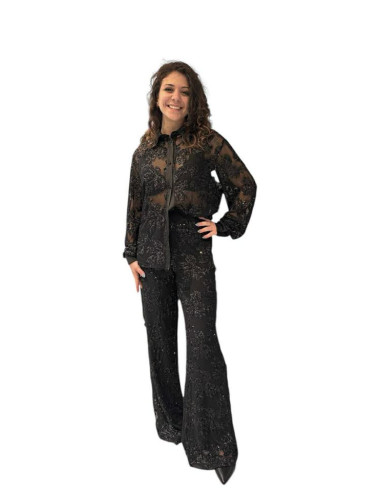 Camicia inserto paillettes