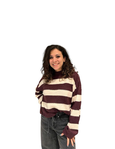 Magliocino lupetto rigato