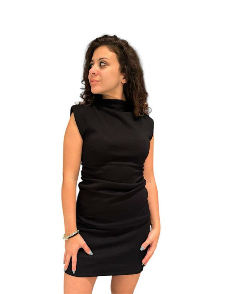 Abito drappeggiato spalline