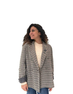 Giacca a quadri spille DARK