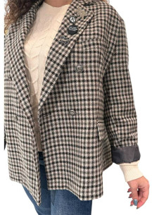 Giacca a quadri spille DARK