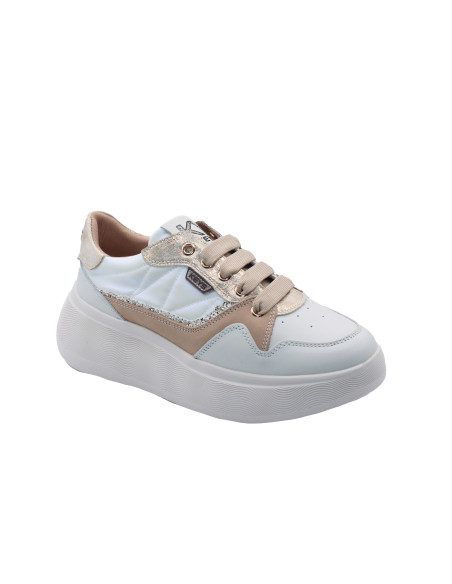 Sneakers maxi plateaux bi materiale