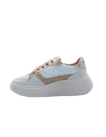 Sneakers maxi plateaux bi materiale