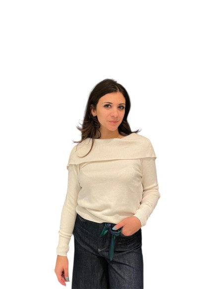 Maglia scollo retro
