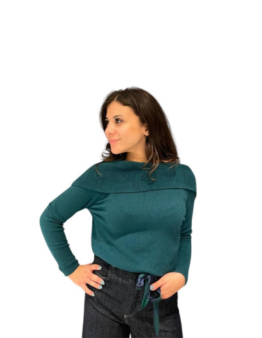 Maglia scollo retro