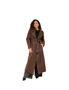 cappotto lungo con cintura ZAHJR