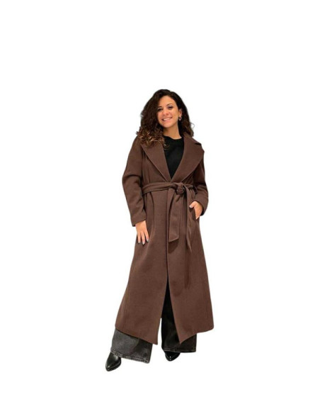 cappotto lungo con cintura ZAHJR