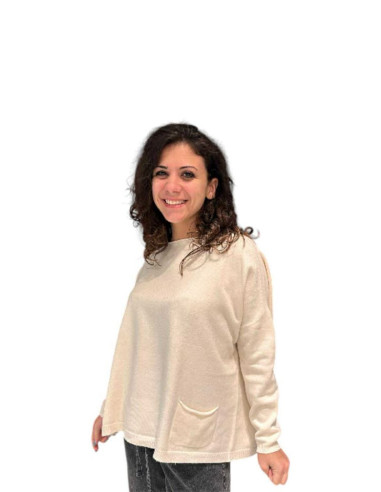 Maglia a scatola doppie tasche CLBV