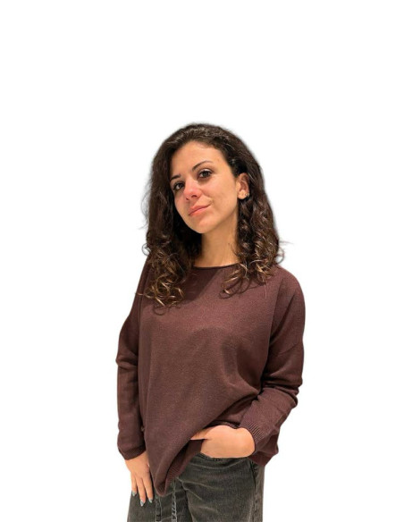 Maglia a scatola doppie tasche