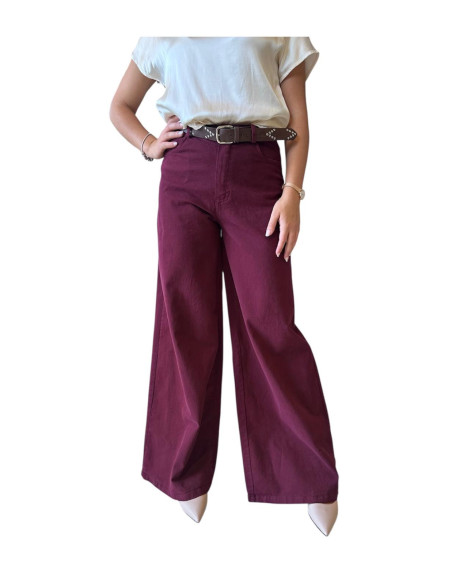 Pantalone palazzo in fustagno