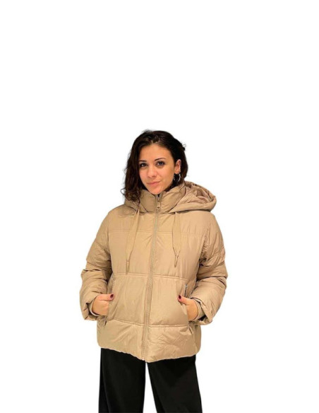 Bomber cappuccio laccetto fondo