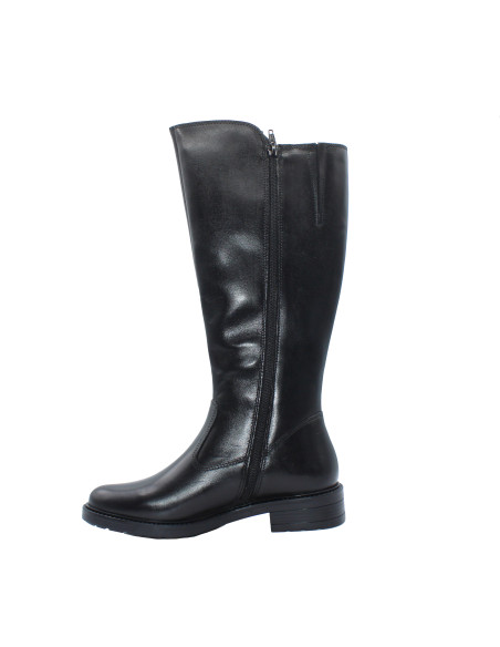 Stivale gambale alto pelle