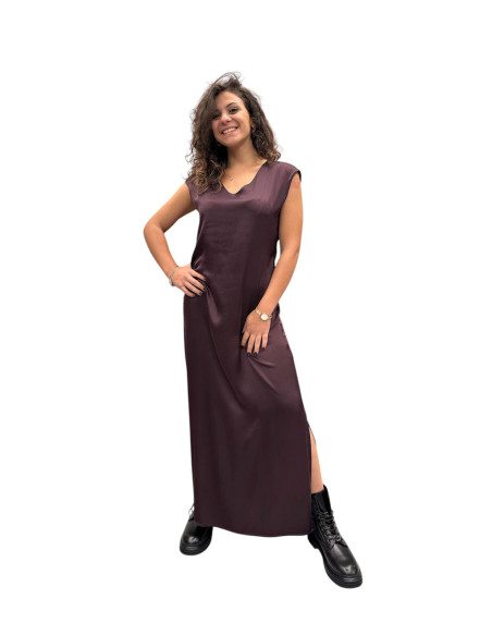 Abito satin midi