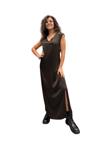 Abito satin midi