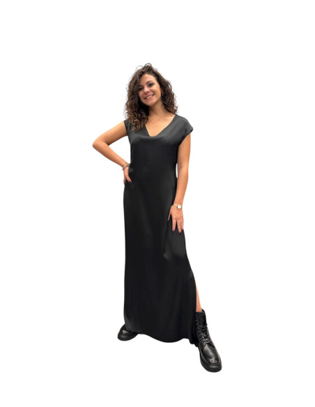 Abito satin midi