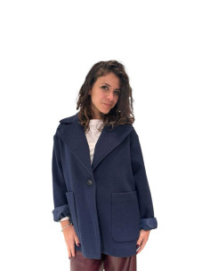 Cappotto corto doppio petto